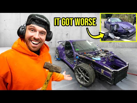 REBUILDING A WRECKED PORSCHE 911 GT3 | PART 3
