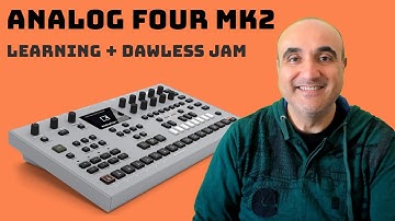 Learning the Elektron Analog Four MKII + live #dawless #jam with the Roland #tr8s