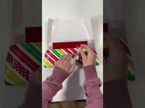 Measuring the perfect amount of paper when wrapping gifts