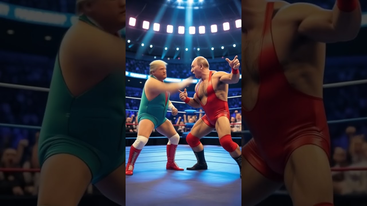 Putin vs Trump Wrestling Match! 😂 | AI-Generated Madness 