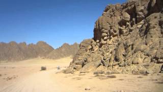 Пустыня в Египте Шарм  Эль Шейх на квадриках