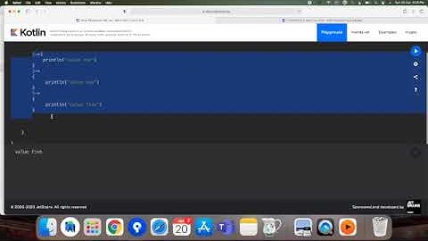 Kotlin Control Flow: if, when, for, while - Basic examples