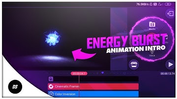 How To Make Energy Burst Animation intro in kinemaster || Dekho Or Sikho
