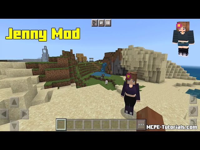 How To Install Jenny Mod in Minecraft PE 1.20+ (Virtual Girlfriend Addon) class=