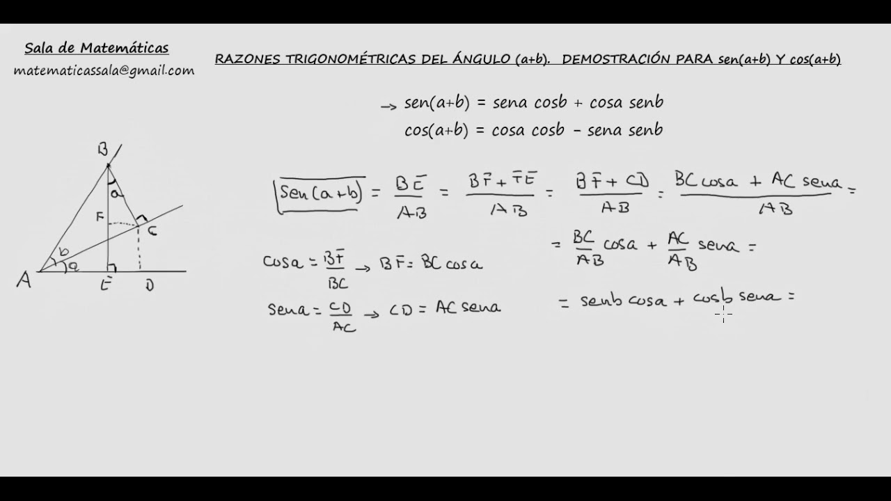 Trigonometr a Demostraci n 2 F rmulas Sen a b Y Cos a b YouTube trigonometr-a-demostraci-n-2-f-rmulas-sen-a-b-y-cos-a-b-youtube