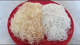 Rice Noodle How To Cook Crispy And Soft Noodles Poormansgourmet Youtube