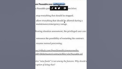 pause a contract | selfdestruct has been deprecated #shorts#blockchain #selfdestruct
