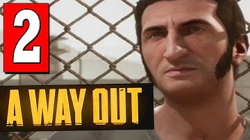 A WAY OUT: Walkthrough Part 2 GO UNDER BRIDGE Vincents Way / CATCH ONE FISH EACH