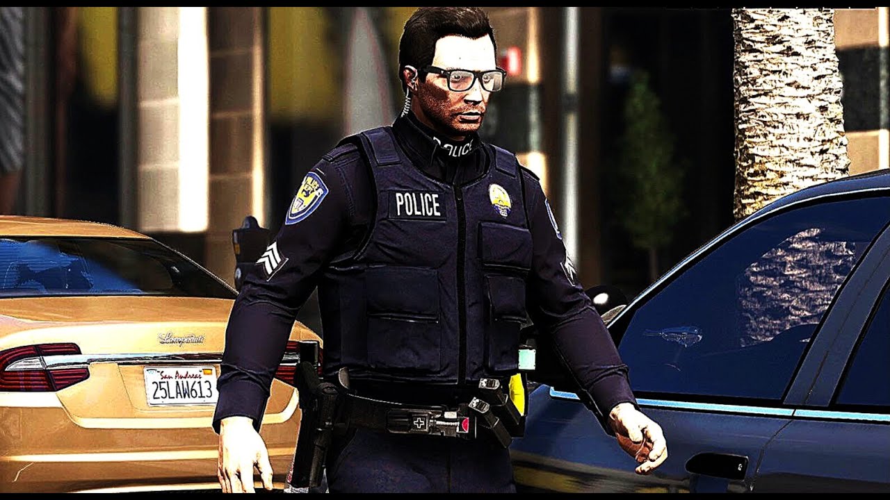 [NO COMMENTARY] GTA V LSPDFR | FRAKLIN'S HOUSE WAS ROBBED BY A MYSTERIOUS MAN