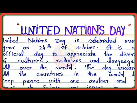 essay question about united nations