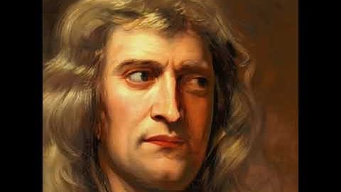 Deepfake AI animation: Isaac Newton