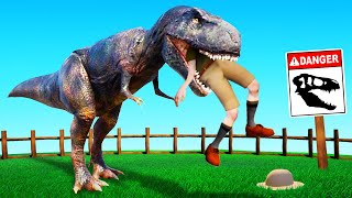 ZOOKEEPER Simulator BUT DINOSAURS Are ATTACKING! (help) screenshot 3