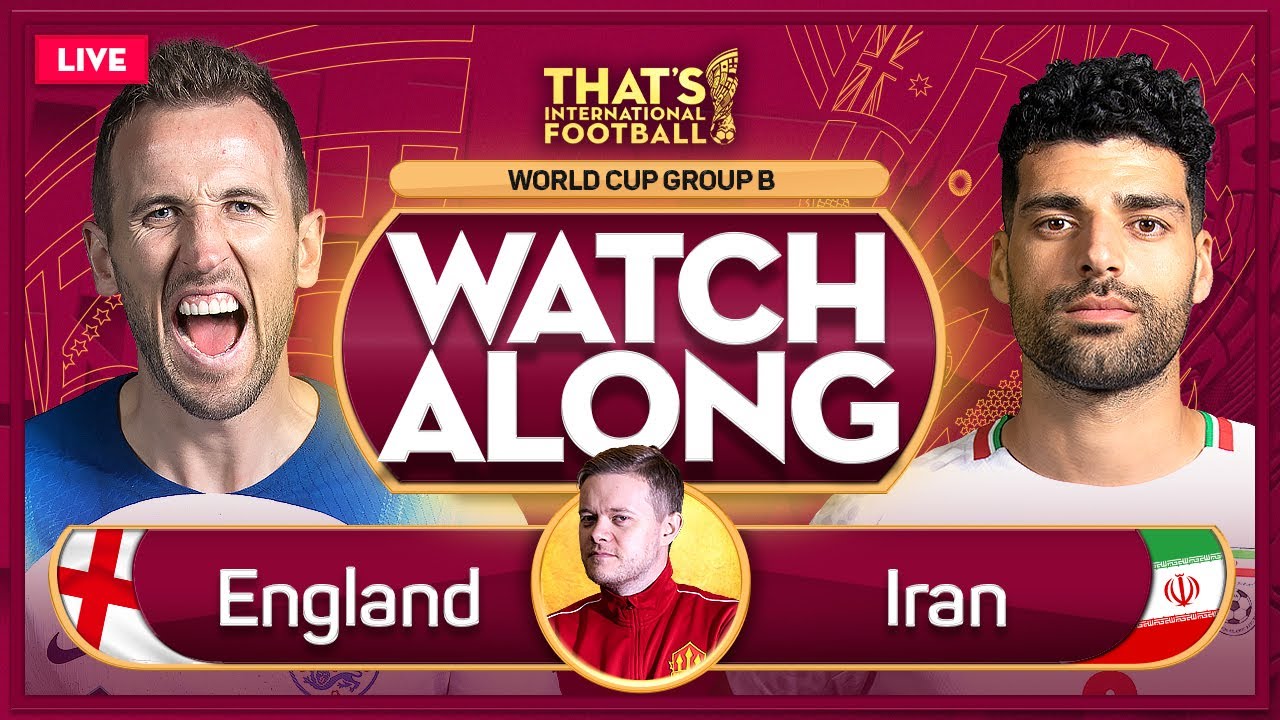 ENGLAND vs IRAN LIVE Stream Watchalong with Mark Goldbridge QATAR 2022