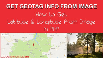 How to Get Latitude and Longitude from Image in PHP