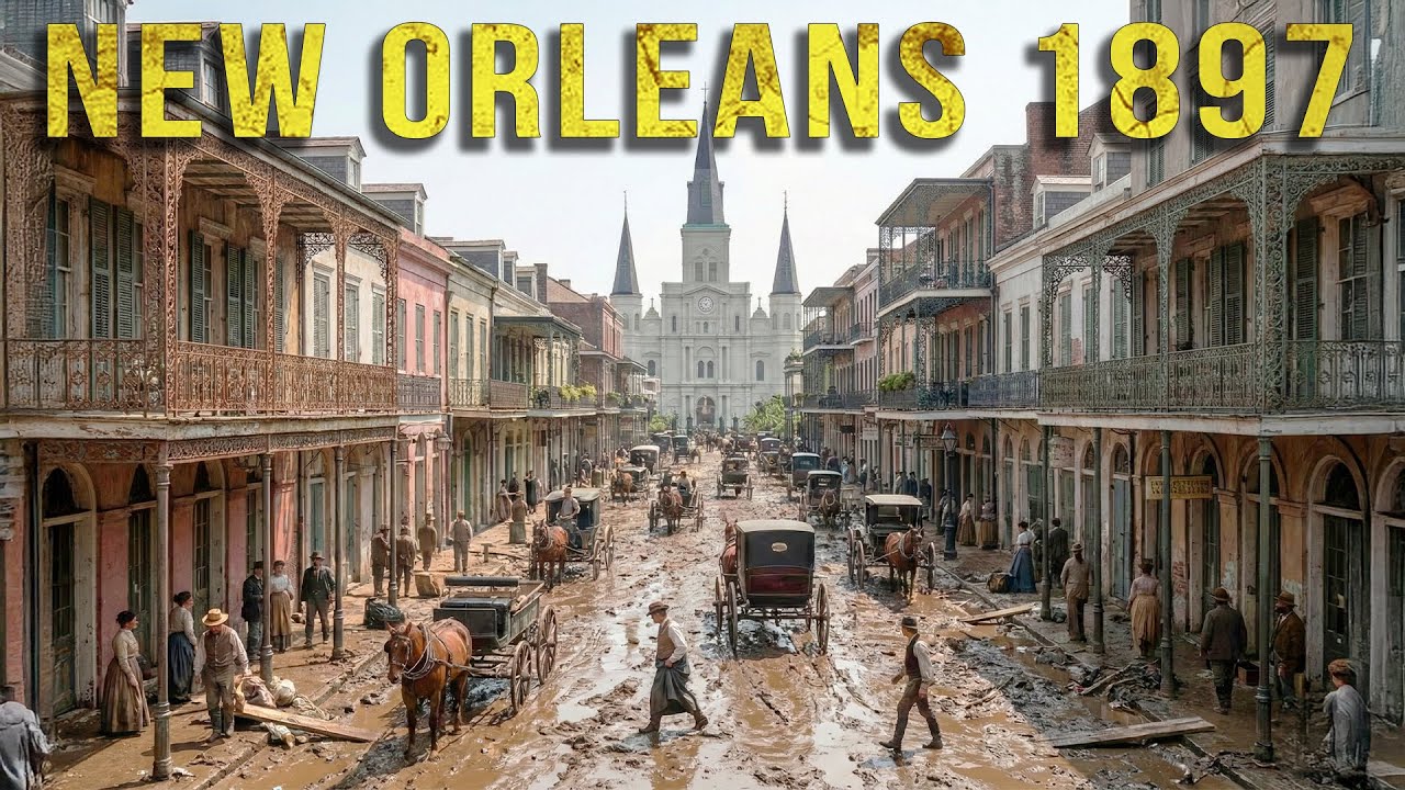 A Tour Of New Orleans in the 1897: Inside the "Wickedest" City in America (AI Reconstruction)