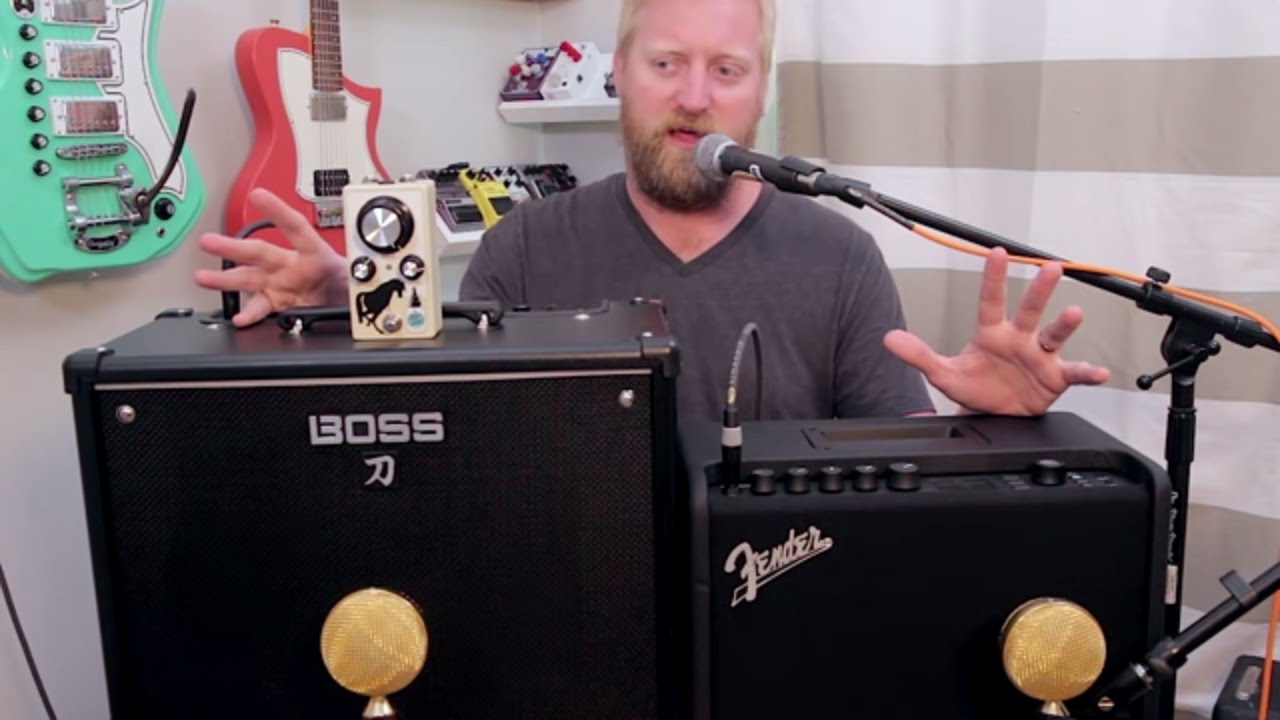 Fender Mustang GT 40 guitar amp demo - YouTube