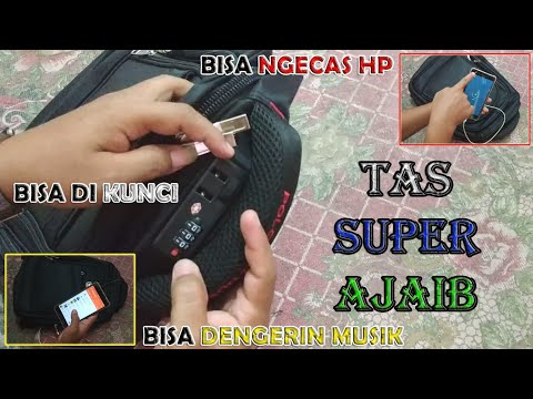 Review sedikit memasang kabel tas slempang yang ada usb nya.. Lewat power bank atau dari colokan.. H. 