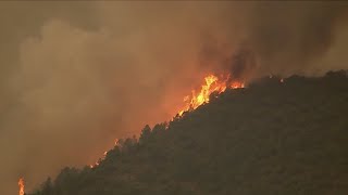 Crews continue to battle raging Backbone Fire | FOX 10 News
