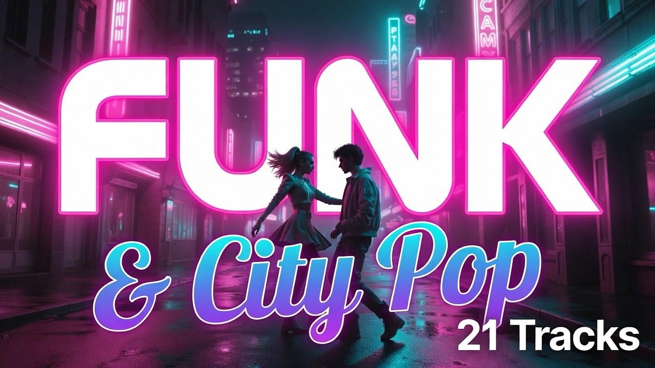 洋楽 URBAN Shibuya Nights 🌃 Japanese Fusion Jazz | City Pop & Funk Groove