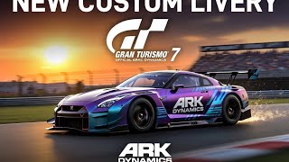Gran Turismo 7 custom Ark Dynamics livery design by RTR Jack sparrow youtube