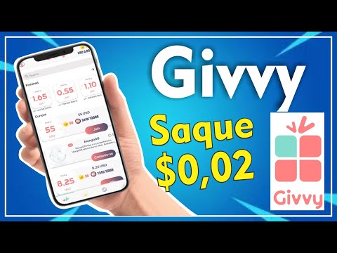 GIVVY - NOVO APP COM SAQUE MÍNIMO DE $0,002 | 2020✔️