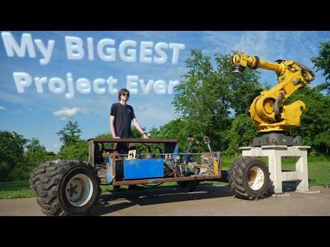 Getting Wheels for my 3000lb Robot Arm - Mobile Robot Part 1