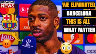 💥BOMBSHELL😱 LOOK WHAT DEMBÉLÉ SAID ABOUT BARCELONA🔥 SHOCKING STATEMENT! BARCELONA NEWS TODAY!