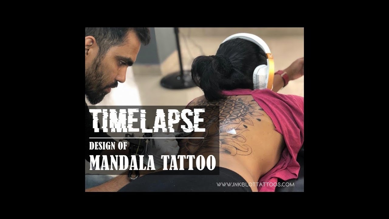 TATTOO TIMELASPE - CUSTOM MANDALA FULL BACK TATTOO