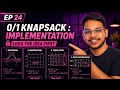 DP24 -0/1 Knapsack: Implementation