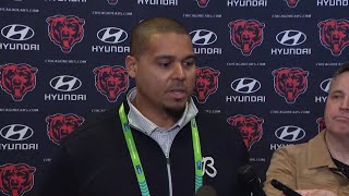 Bears GM Ryan Poles Meets the Media at the NFL Combine