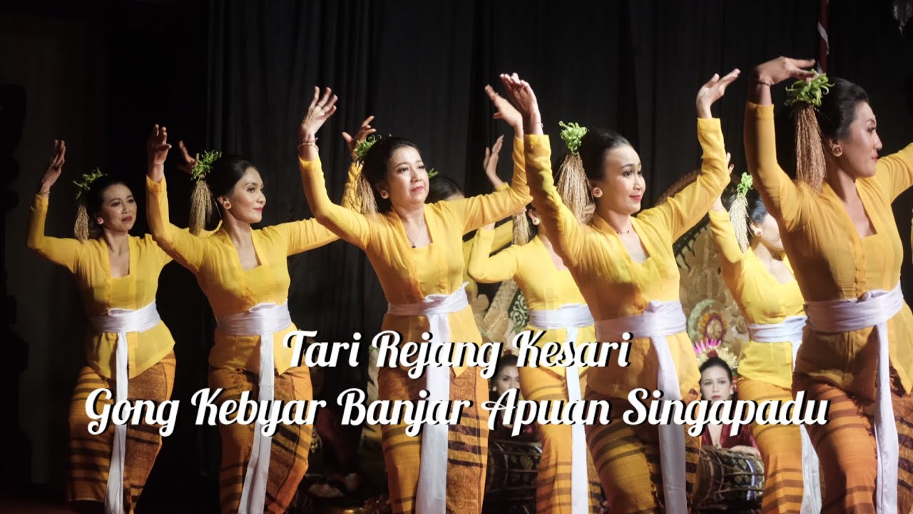 TARI REJANG KESARI BANJAR APUAN SINGAPADU | GEBYAR SENI DESA SINGAPADU 2024