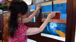 Art Student's Tribute to David Hockney Singapore