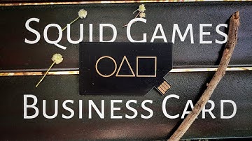 Squid Game Digital Business Card | Attiny85 | HID | USB Rubber Ducky | PCB Business Card #squidgame