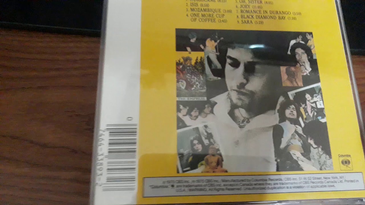 Bob Dylan "Desire" CD Unboxing