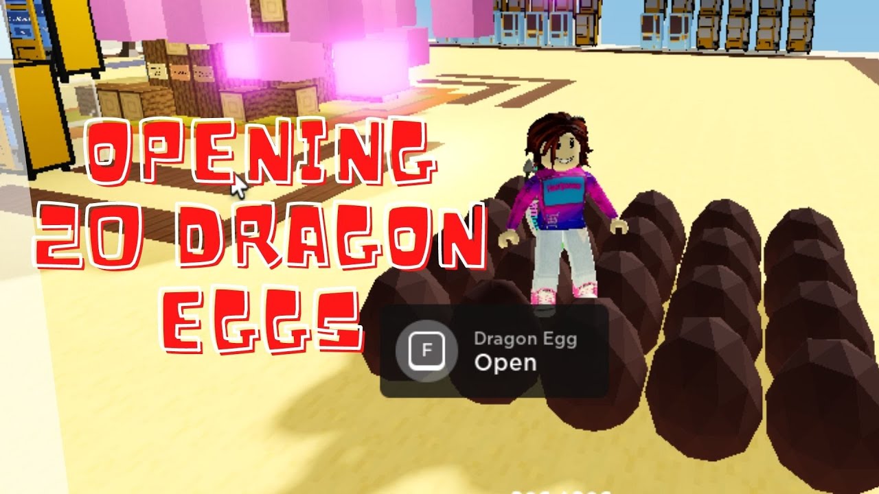 Opening 20 Dragon Eggs   Roblox Islands