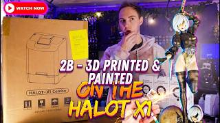 3D Printing and Painting Nier: Automata's 2B on the Creality Halot-X1