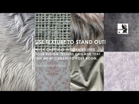 Use Texture Your In Interior Design To Stand Out | Design Tips - Layering With Texture | Wall Ideas