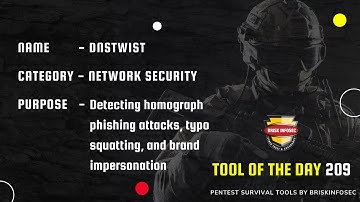 Dnstwist - detecting phishing attacks, typo squatting, and brand impersonation| Briskinfosec