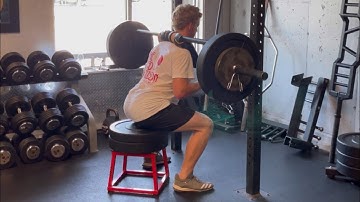 SSB Speed Box Squat, Hayden Thomas CCBL Training 2021