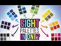 EIGHT PALETTES IN ONE? Trying GenCraft Portable Watercolor Paint | Watercolor Paint Review