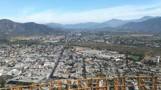 Ciudad de La Calera desde el Cerro, Chile