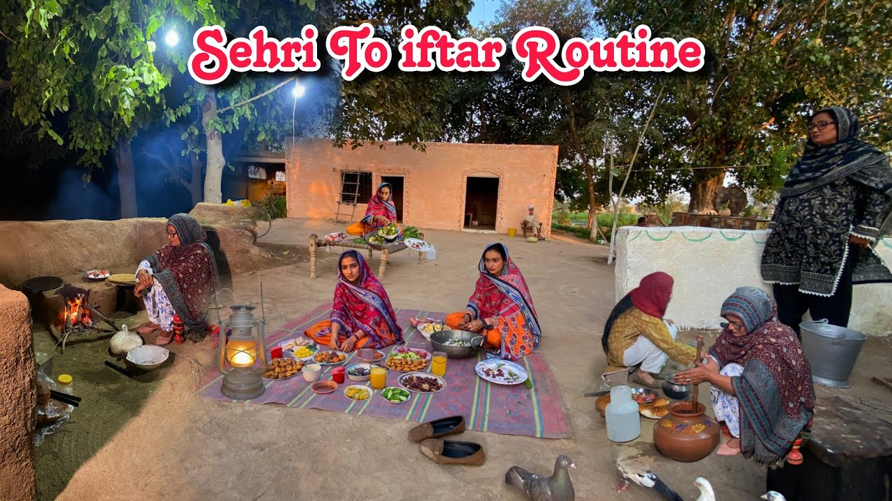 First Ramadan in Village | Sehri to Iftar Women Morning To Evening Routine