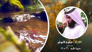 سورة هود 36-49 | تلاوة هادئة | صلاة القيام | القارئ صفوت قلموش .HD