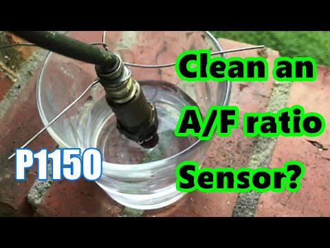 Cleaning a TOYOTA AF/o2 Sensor for Code P1150