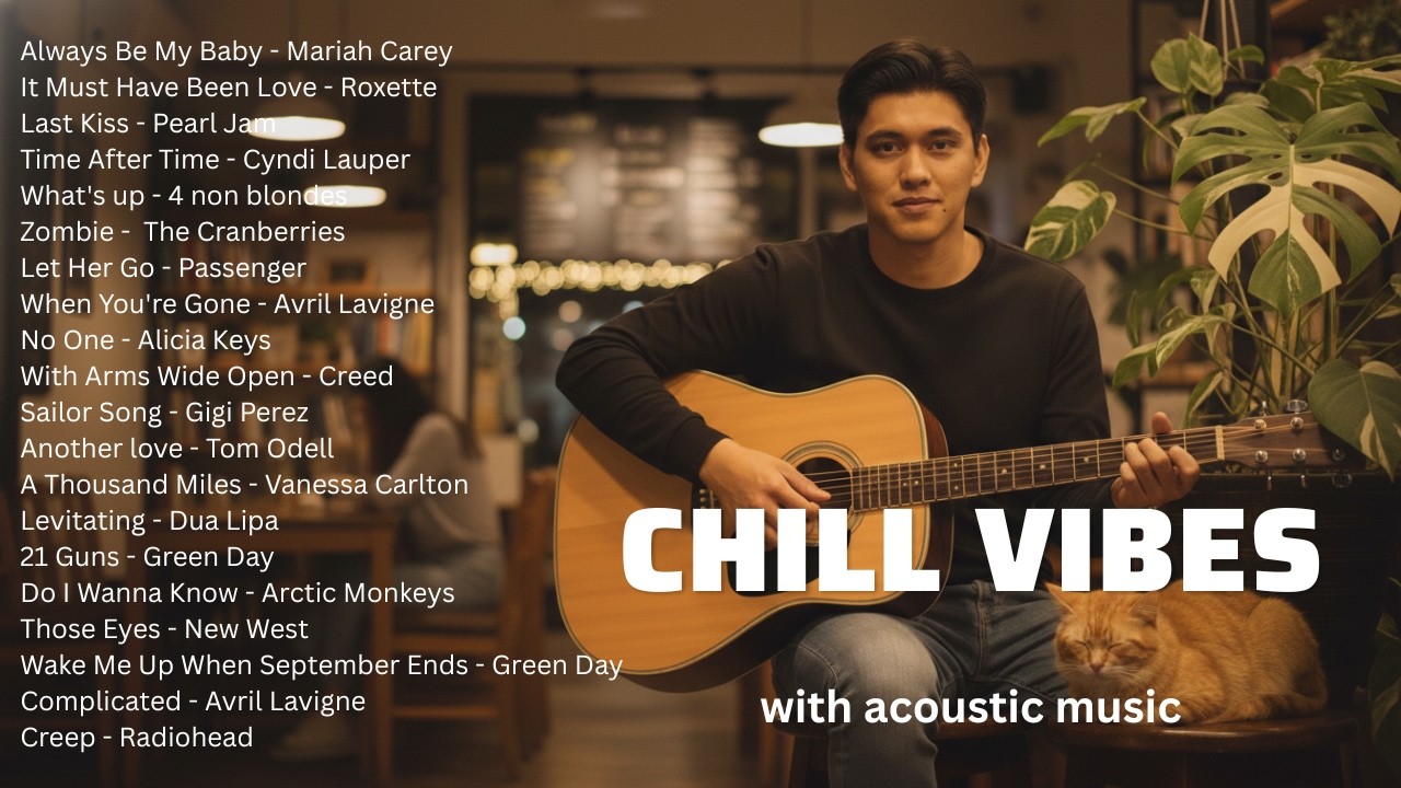Chill Acoustic Vibes Playlist 2026 🌙 | Relaxing Guitar for Late Nights | Green Day, Roxette, Creed