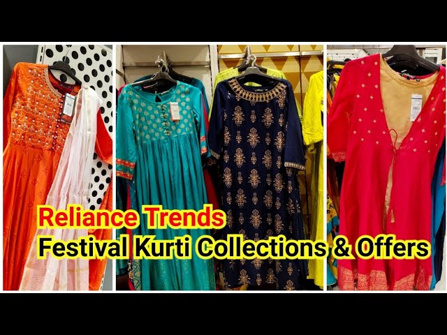 reliance trends kurtis collection