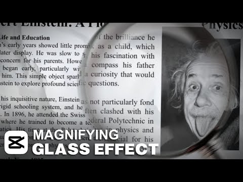 How to make magnifying glass effect in Capcut
