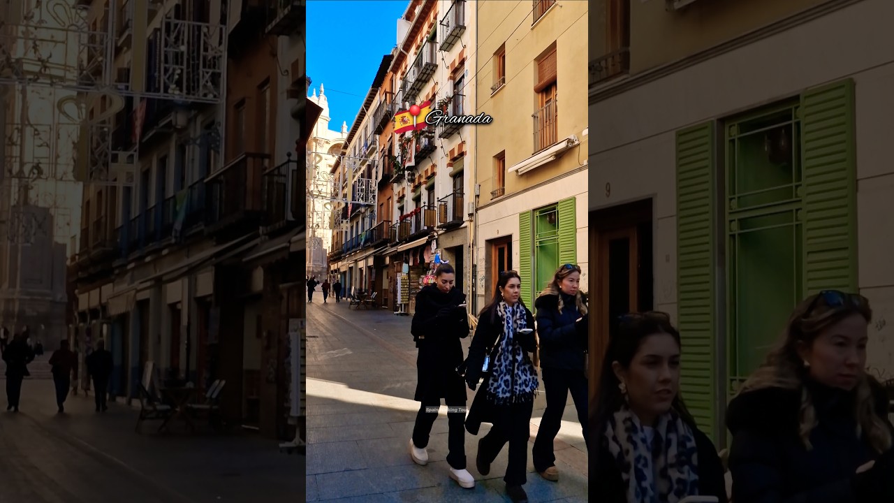 🇪🇦 GRANADA ✨️ Winter Holidays in Spain’s Most Charming City - Winter Walk 