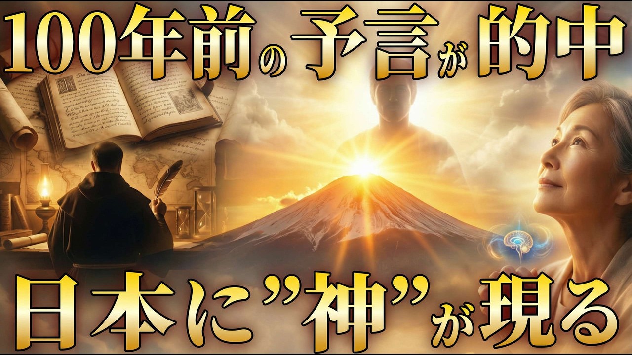 2026年3月、日本から“神”が現れる…100年前の予言が的中！米中崩壊後に日本が世界を救う「衝撃のシナリオ」【オカルト 都市伝説】