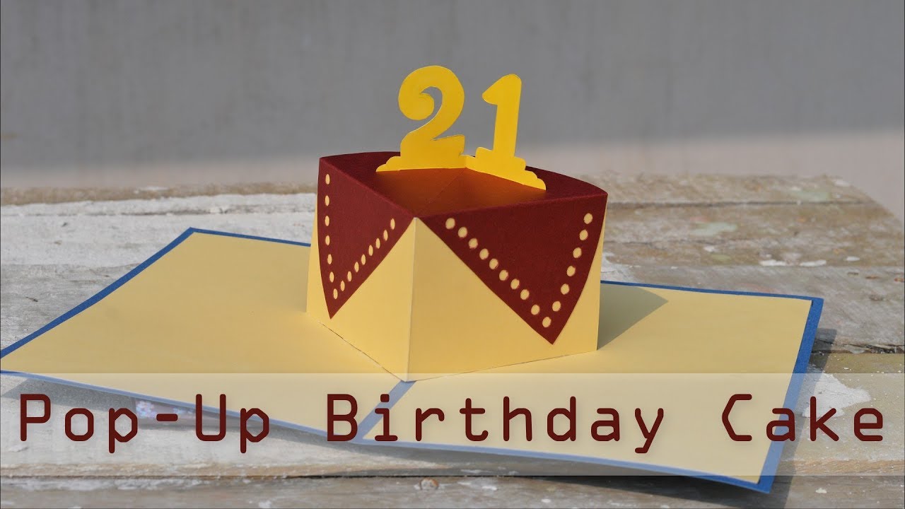 Birthday Card | Pop Up Card | DIY Card - YouTube